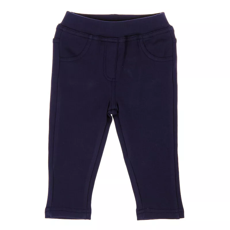 Navy Heavyweight Leggings – by Babybol Barcelona (12 Months; 24 Months)