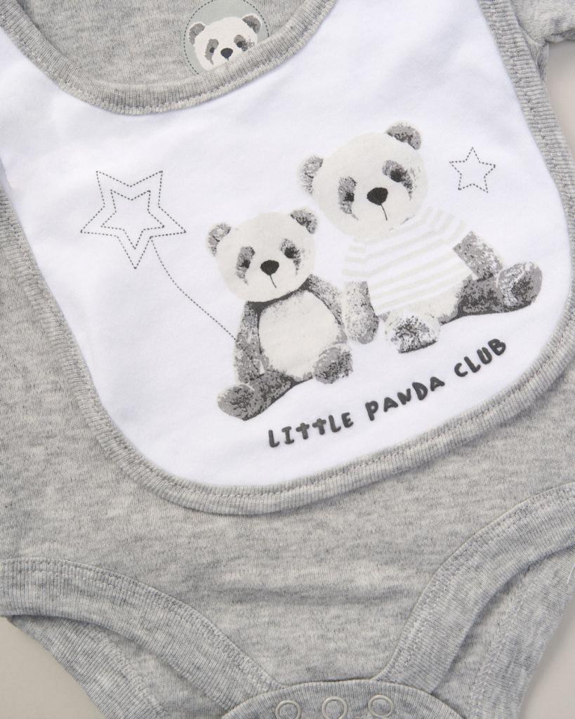 Little Panda Club 5-Piece Layette Set – by Lily & Jack (Newborn–6 Months) - Image 2