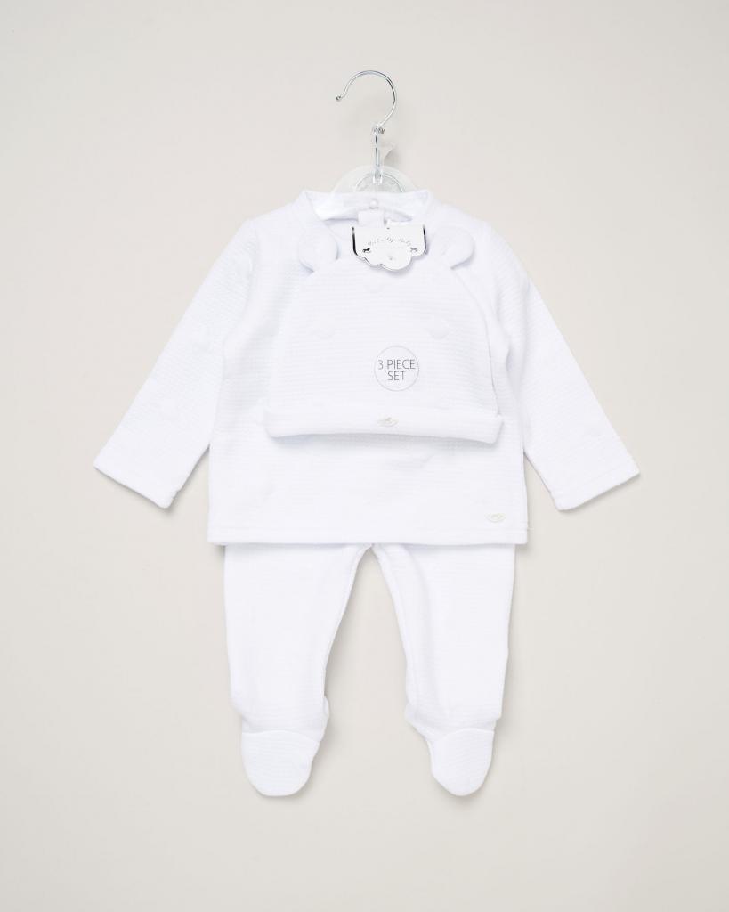 Teddy Textured Set – by Rock-a-Bye Baby Boutique (3–6 Months) LAST ONE‼️ - Image 6