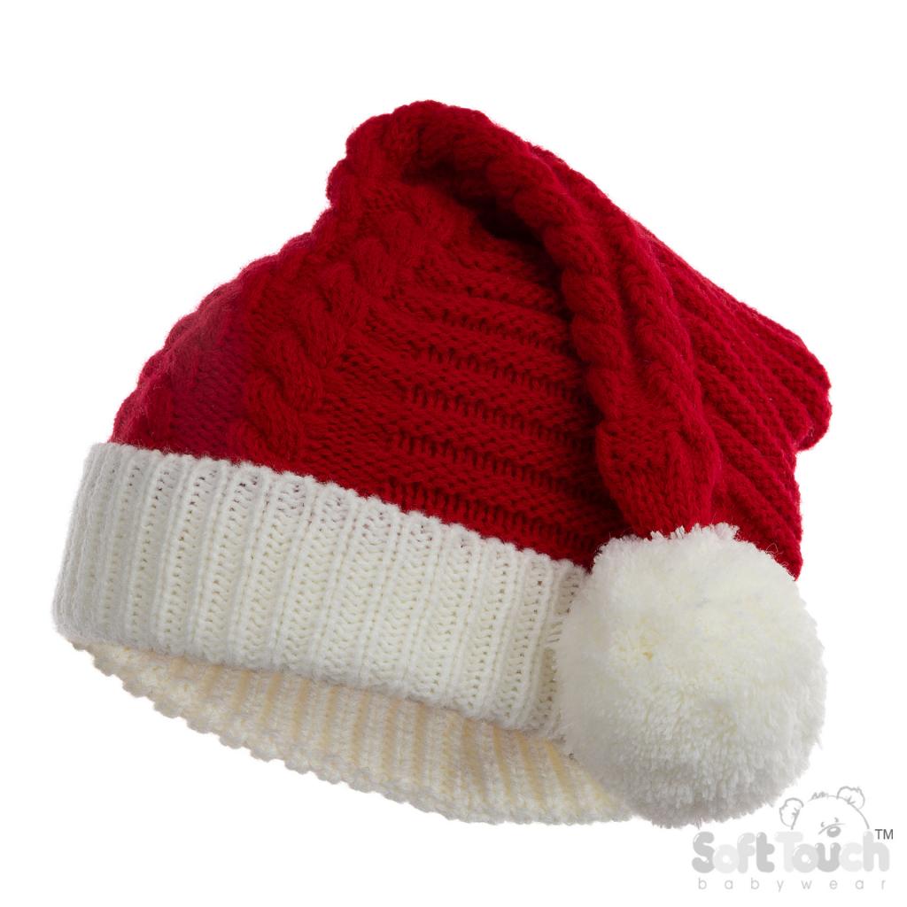 Santa Hat – by Soft Touch (Newborn–12 Months) - Image 2