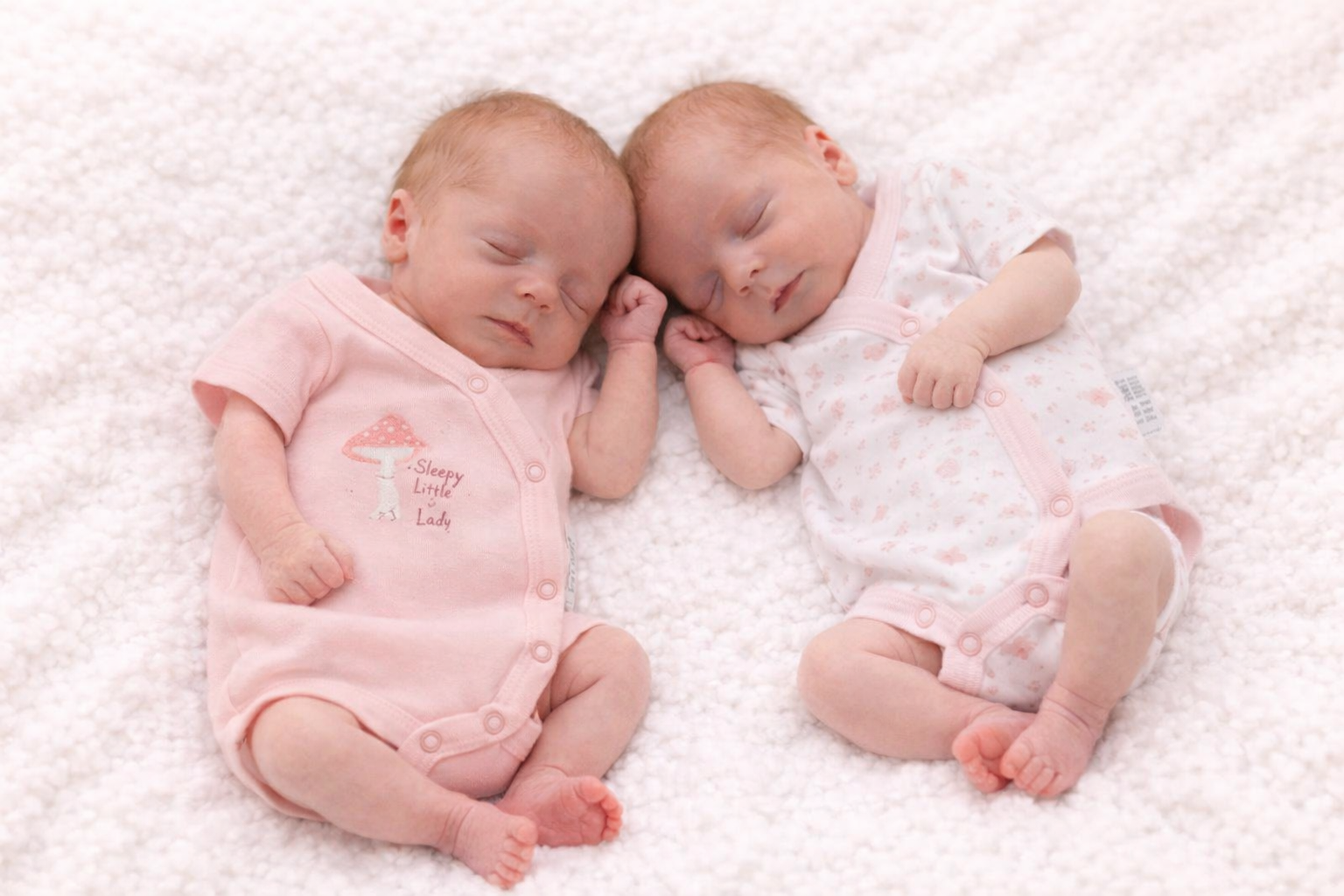 Twin Pack Bodysuits by Tiny Chick (3–8 lbs)