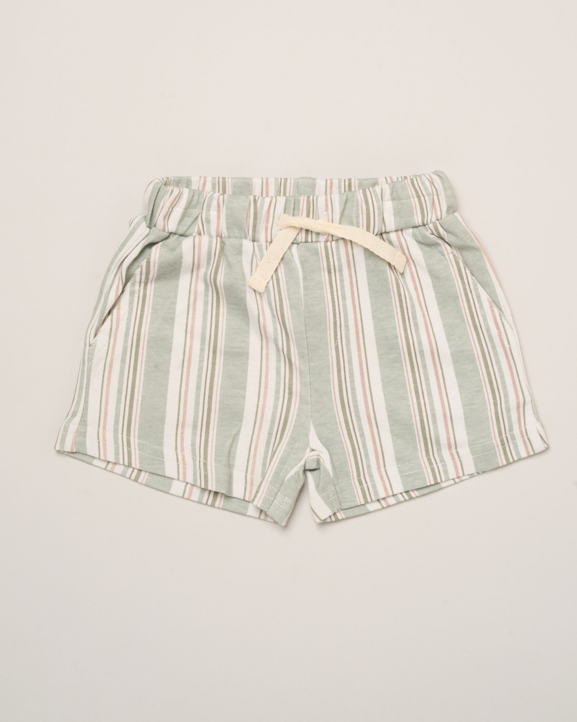 Striped Bodysuit, Shorts, Socks and Cap Set – by Little Gent (0–24 Months) - Image 7