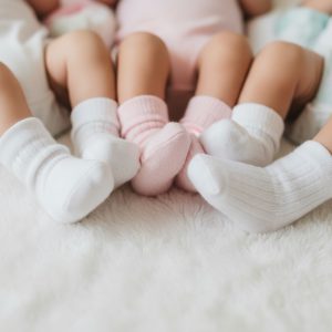 Ribbed Socks with Sole Spots – by Soft Touch (Newborn–12 Months